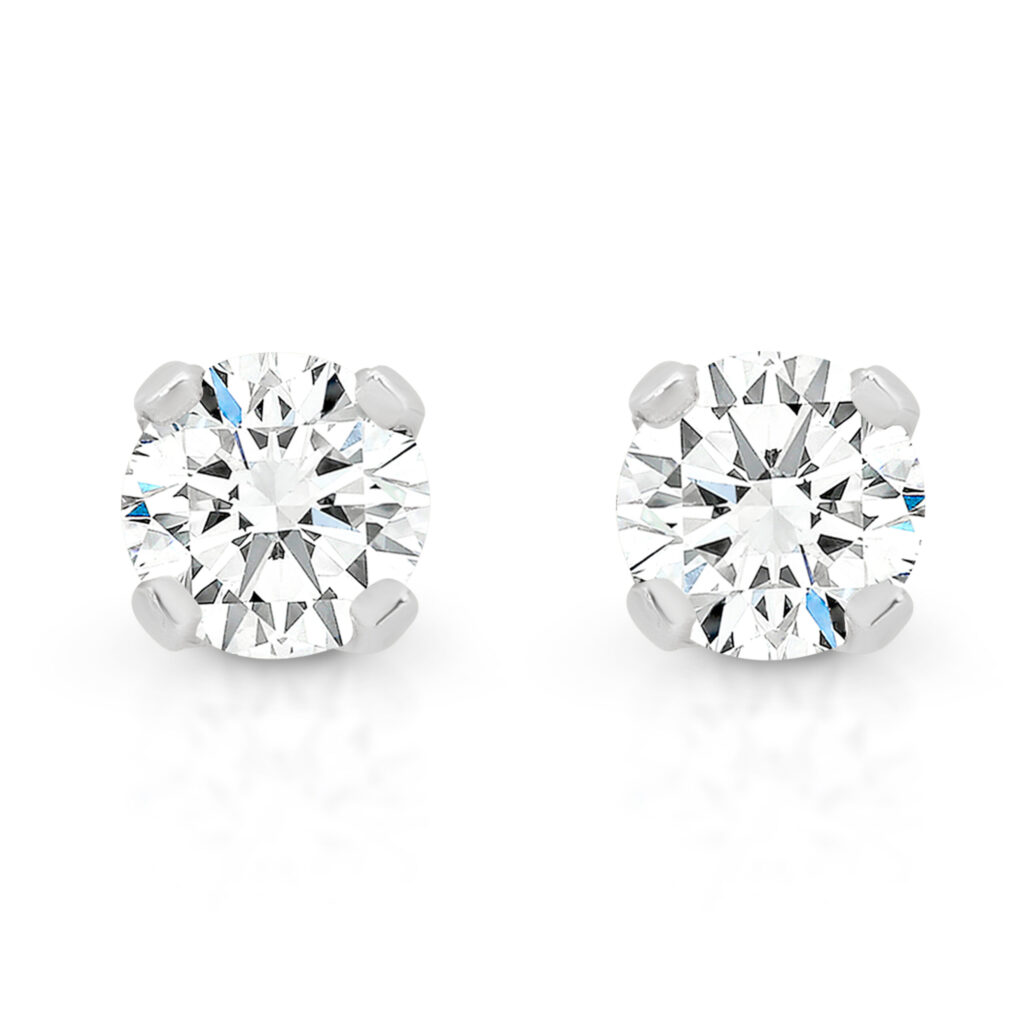 2 X .10 DIAMOND STUDS